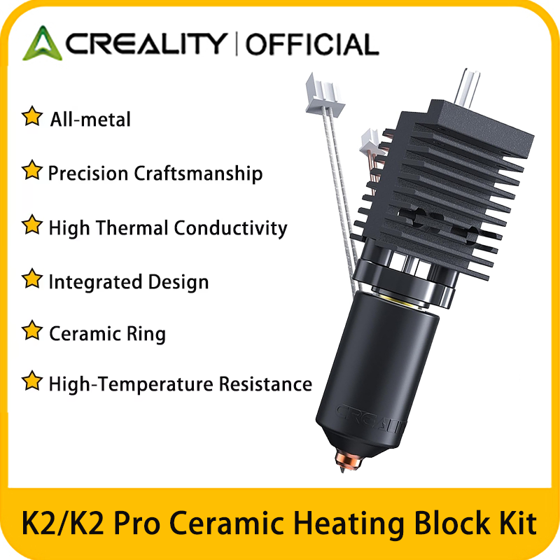Hotend Assembly - Creality 公式 K2/K2 Pro セラミック加熱ブロックキット ホットエンドキット