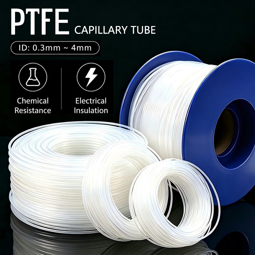 Ptfe Tube - 1-5M PTFEチューブ 内径 0.2-0.6-0.8-1-1.2-1.5-1.6-1.8-2-2.5-3-4-5 mm F46