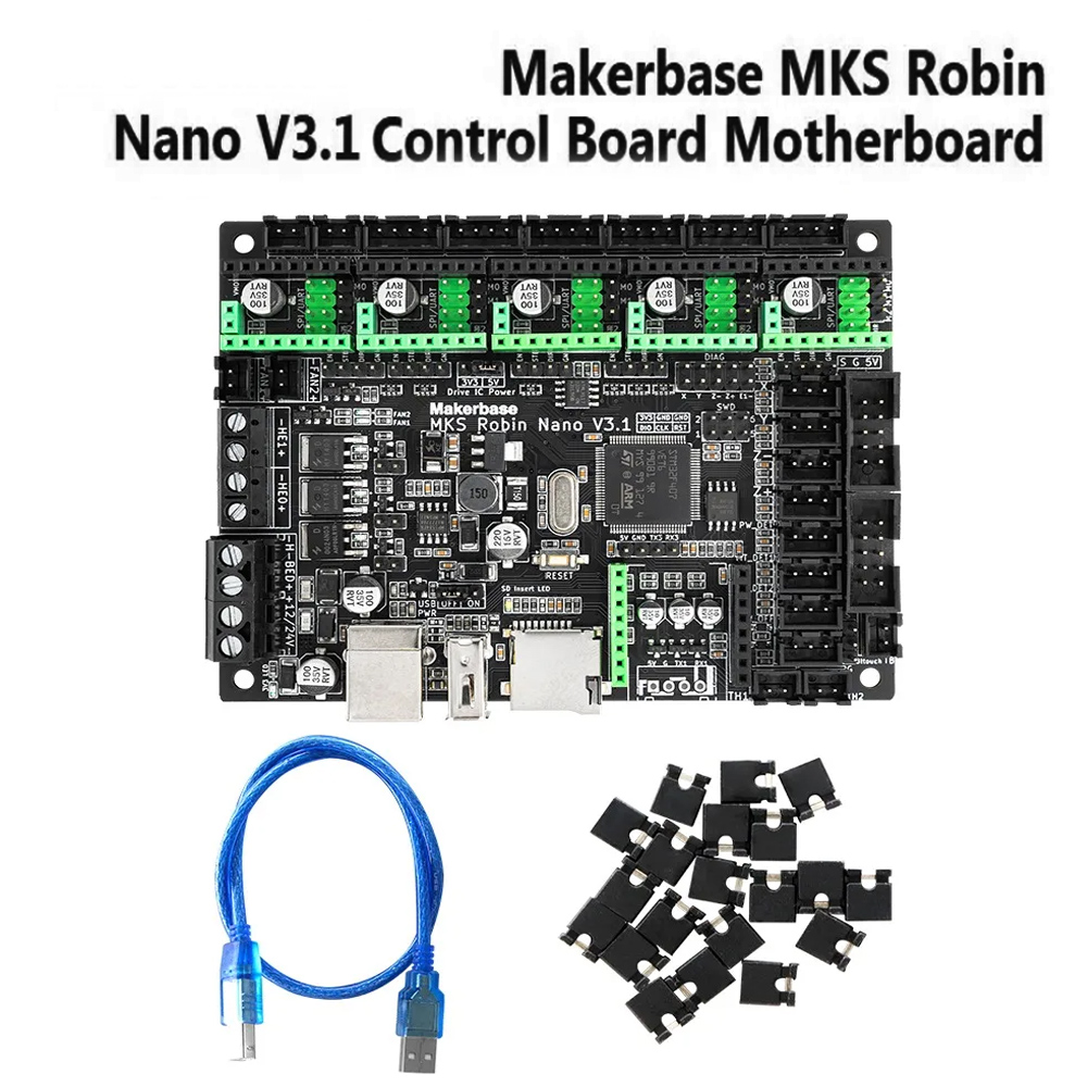 Mks Sgen - Makerbase-3Dプリンターコントロールボード,3.5インチタッチスクリーン,mks robin nano v3.1,32ビットマザーボードサポート,marlin2.0,tft