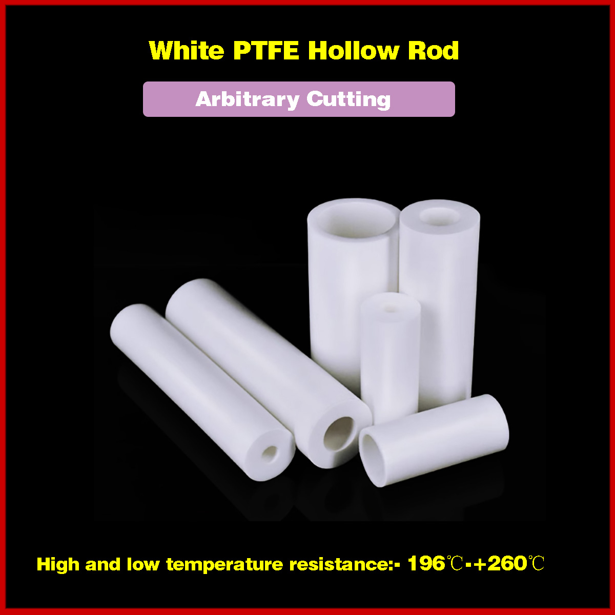 Ptfe Tube - 1 個 ID 5-20 ミリメートル白 PTFE