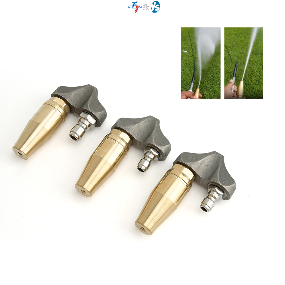Nozzle Brass - 真鍮製下水道洗浄ターボノズル、高圧ノズル、下水道清掃ノズル