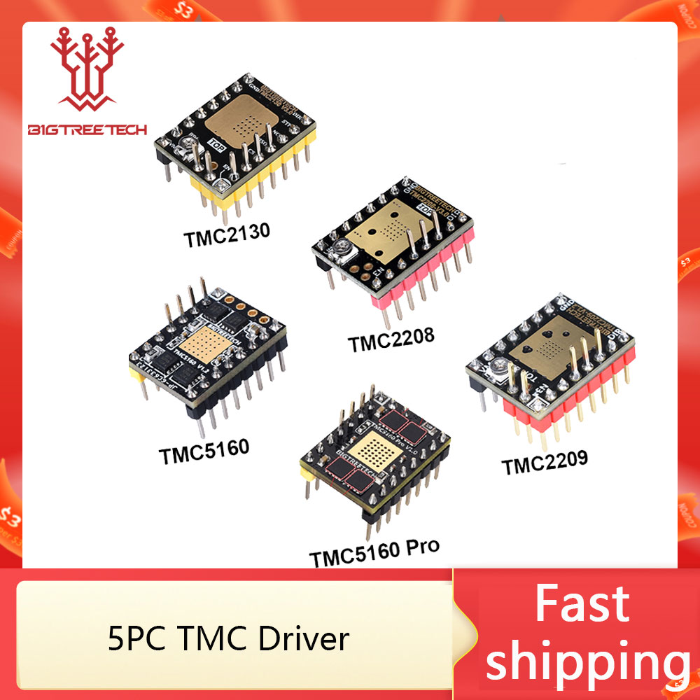 Btt Skr Mini - Bigtreetech 3Dプリンター部品 5個 TMC2209 Tmc5160 tmc2208