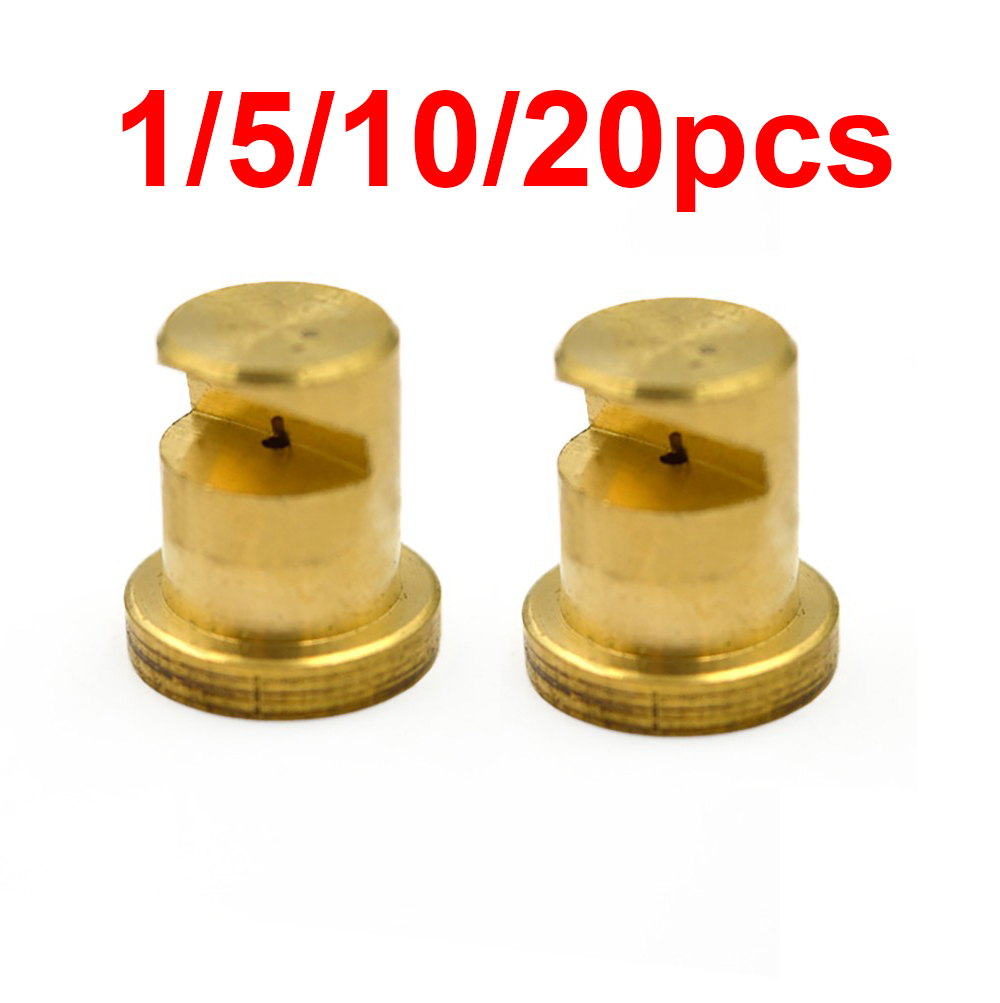 Nozzle Brass - 1/5/10個入り農業用スプレーノズル、150度真鍮製防風高圧広角ファンノズル