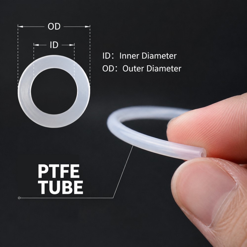Ptfe Tube - 白色PTFEチューブ 絶縁キャピラリー 内径0.3-5mm 600V 熱保護装置 伝送ホース