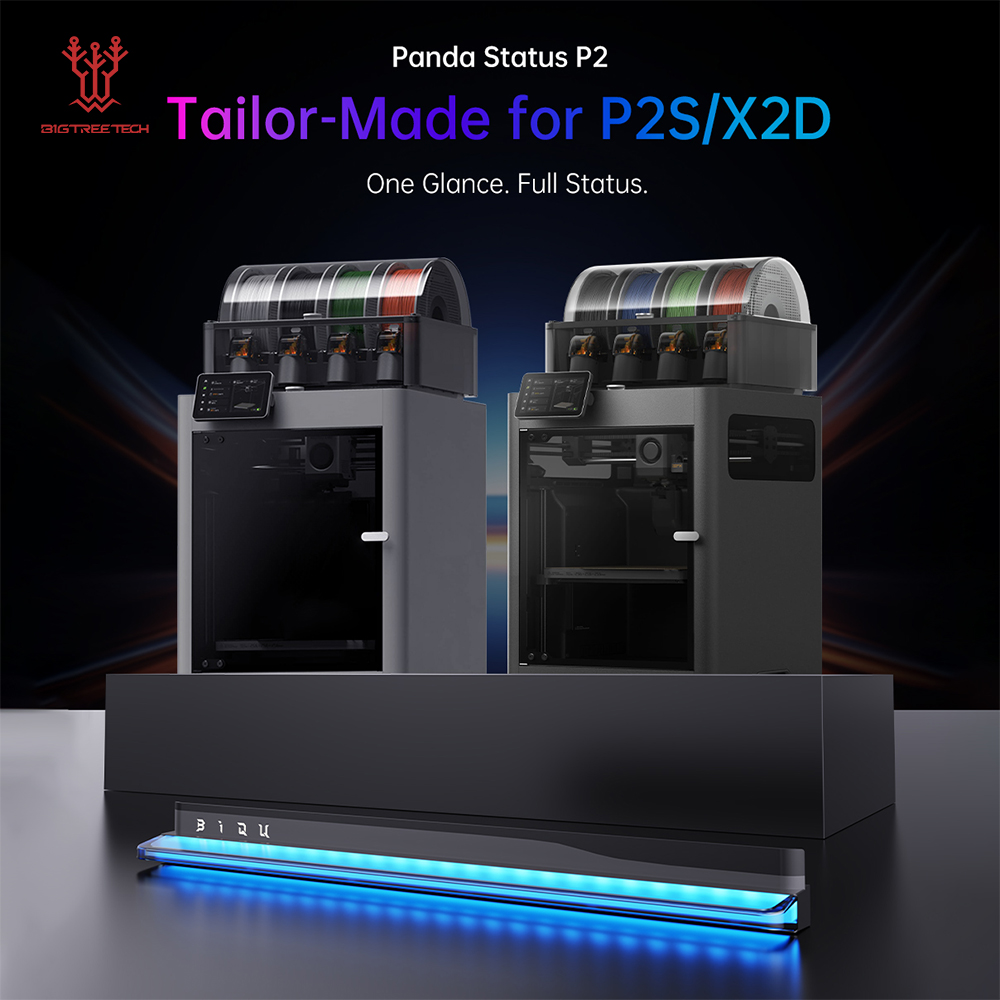 3D Printer Stand - BIGTREETECH Panda Status P2 スマート LED