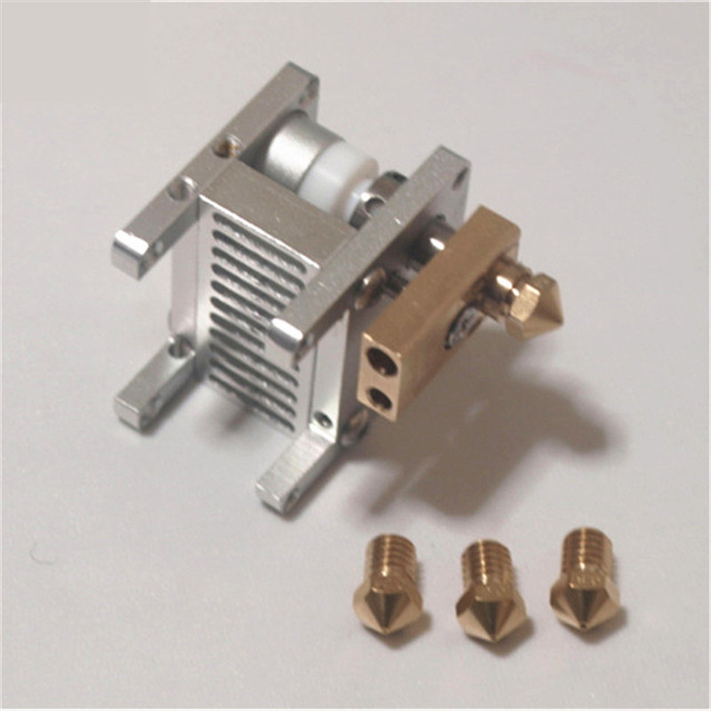 Filament 1.75 - 3Dプリンター用の拡張押し出しキット,1.75, 3.0mmフィラメント用のホットエンドヘッダー,直径2mm