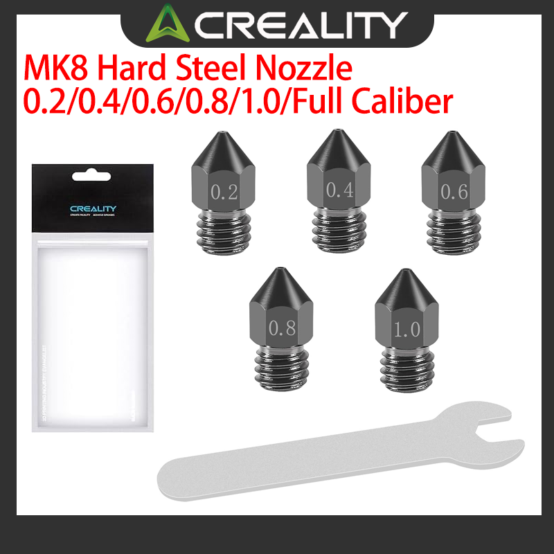 Hotend 0.4Mm - Creality 公式 MK8 ハードスチールノズル 0.2mm/0.4mm/0.6mm/0.8mm/1.0mm Ender