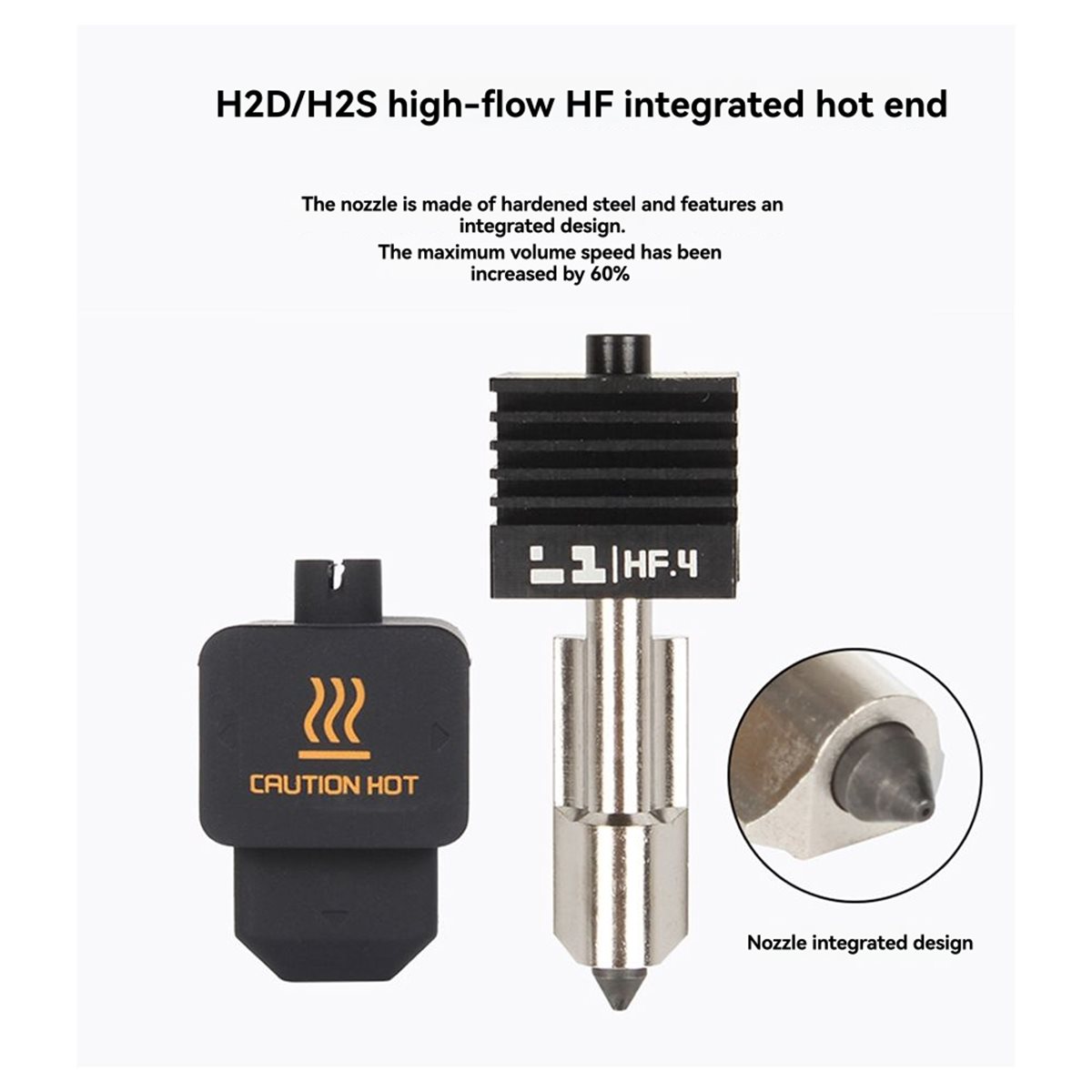 Hotend 0.4Mm - A64I H2D H2S ホットエンドキット A1 A1mini