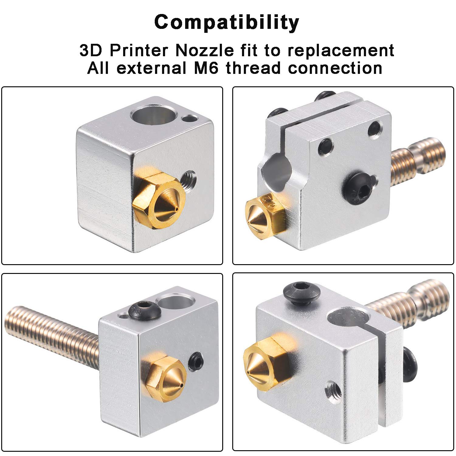 0.4mm真鍮ノズル 3Dプリンターホットエンド Anycu - Hotend 0.4Mm のレビューと価格