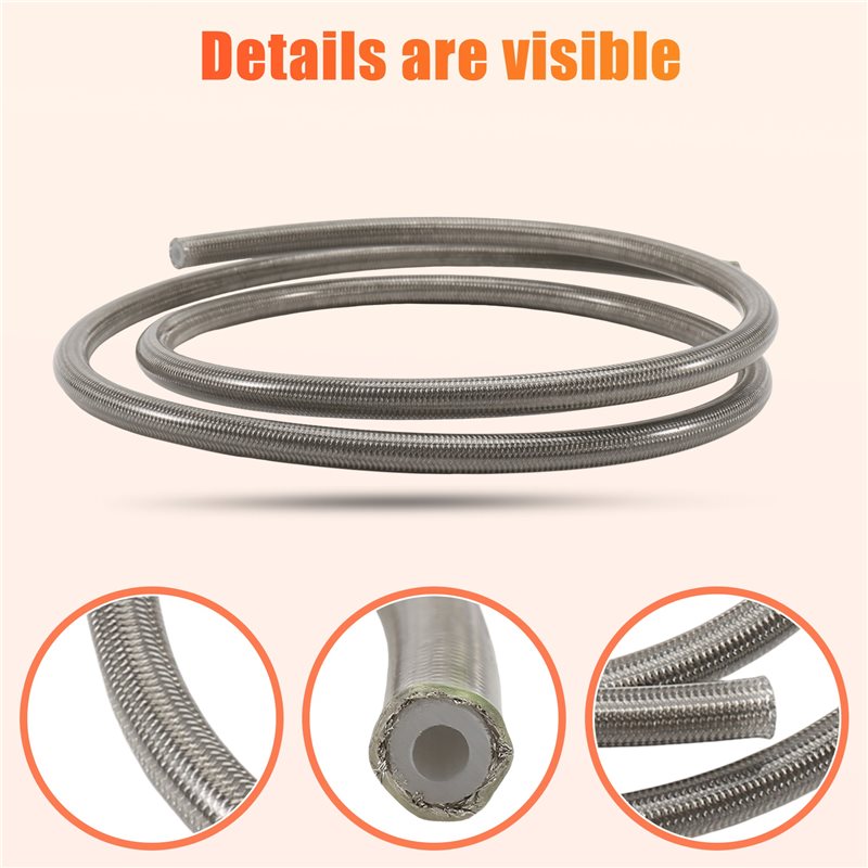 オートバイブレーキラインホース AN3 1M 編組ステンレス - Ptfe Tube のレビューと価格