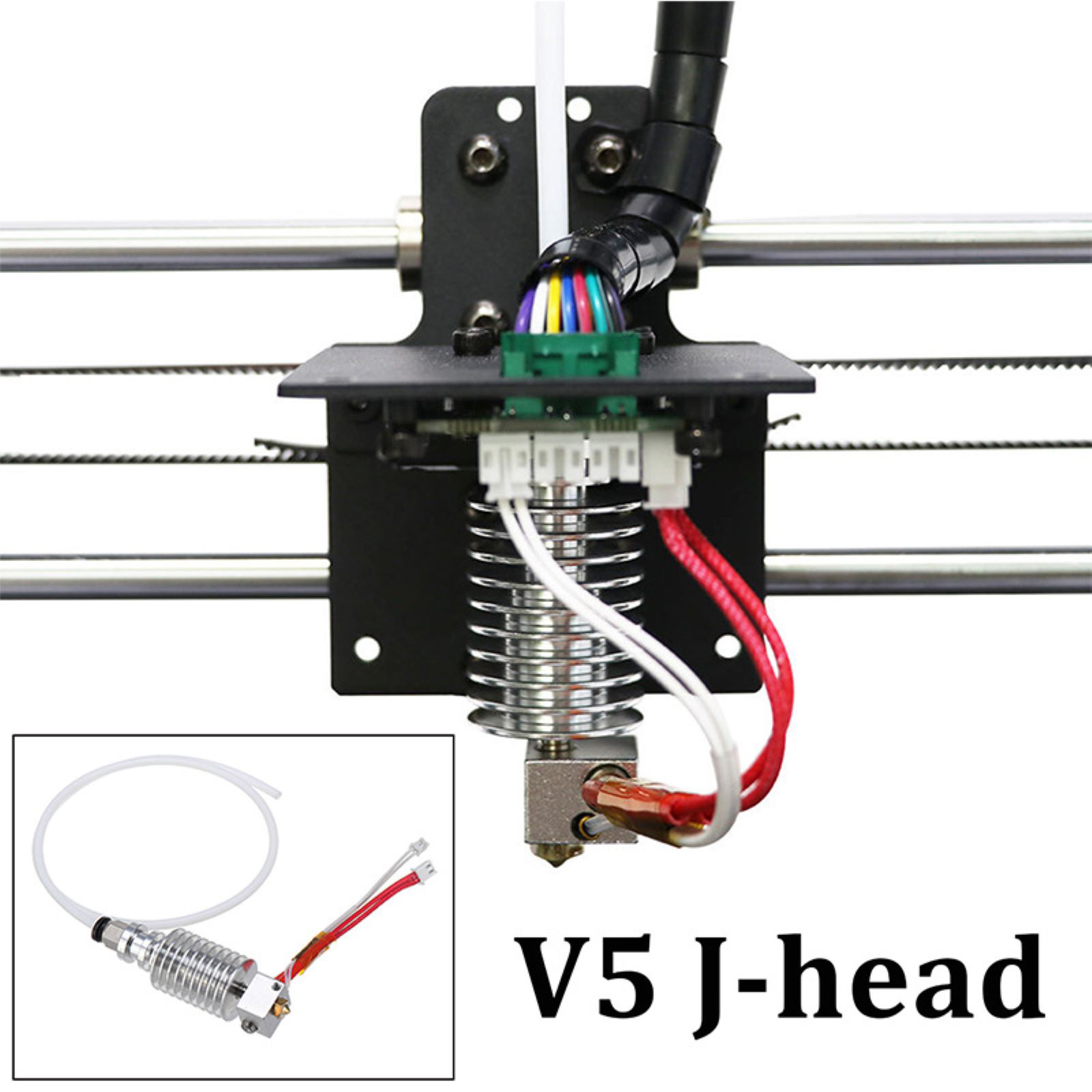 1PC V5 Jヘッドホットエンドキット 0.4mm 12V - Hotend 0.4Mm のレビューと価格