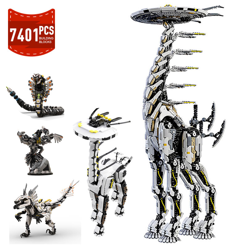 新しい MOC 長首獣蛇アクションフィギュアビルディングブロ - Cobra Extruder のレビューと価格