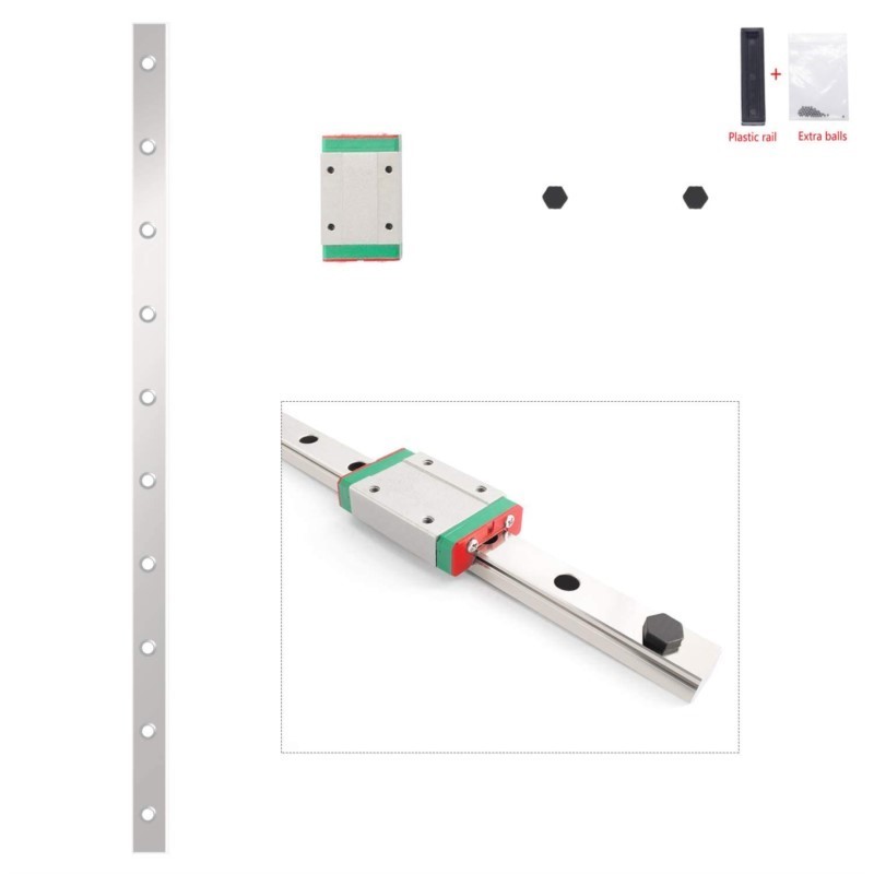 12mmリニアガイドMGN12レール100 150 200  - Linear Rail Mgn12H Set のレビューと価格