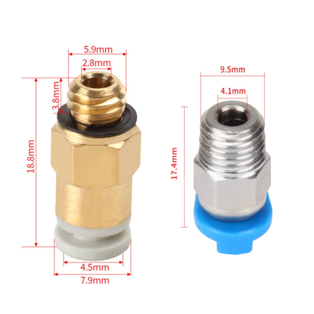 Creality PC4-M6 および PC4-M10 空気 - Bowden Tube のレビューと価格