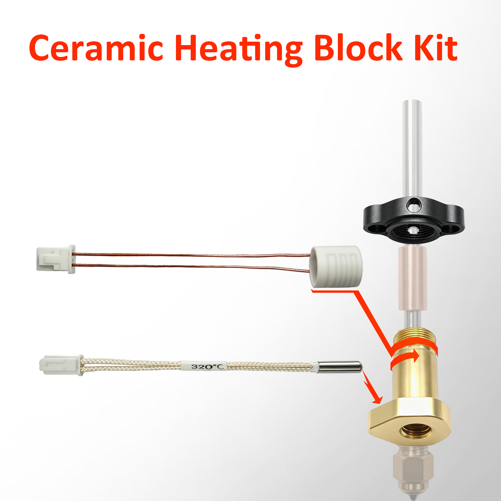 Creality K1、K1C、K1 Max、Ender 3 - Hotend Assembly のレビューと価格
