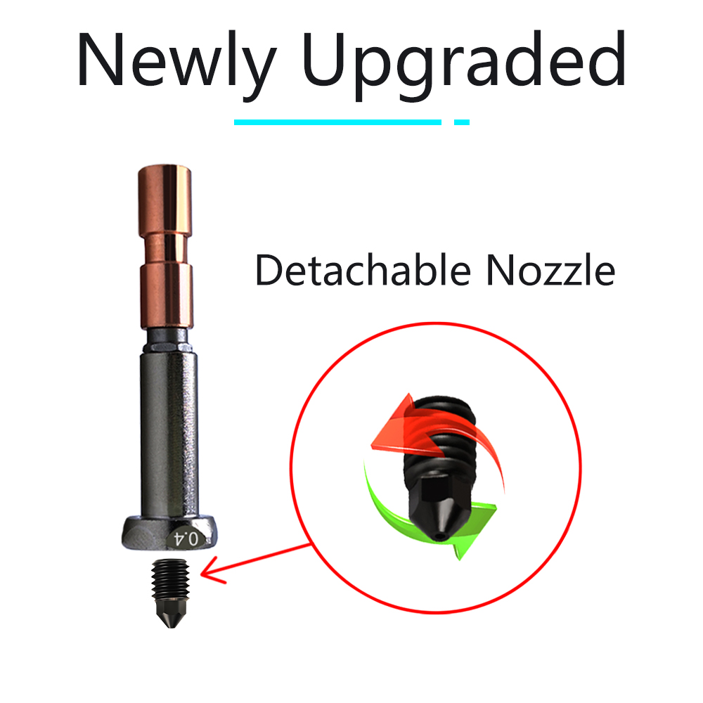 アップグレードノズル Anycubic Kobra 3 Ma - Hotend 0.4Mm のレビューと価格