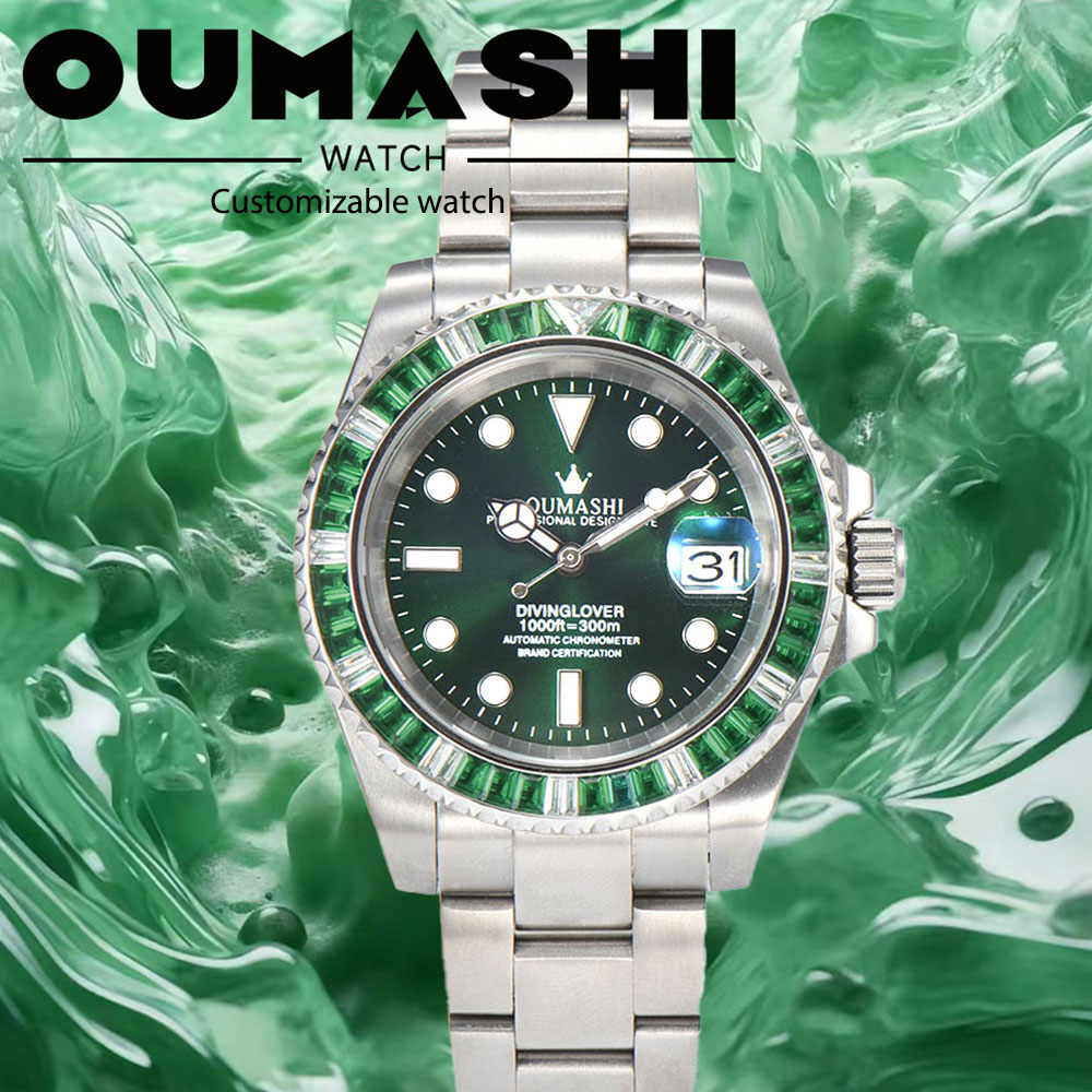 40mm 高級ダイビングメンズウォッチ NH35 ムーブメン - Glass Bed のレビューと価格