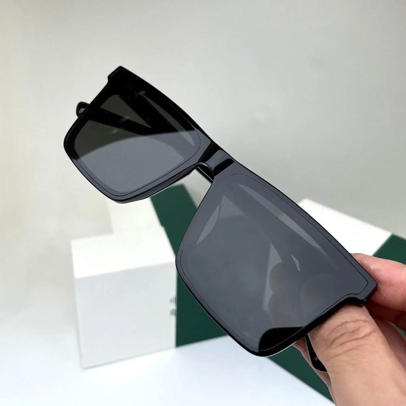 新しい黒のサングラス メンズ ドライビング用UVカットサング - Uv Resin のレビューと価格