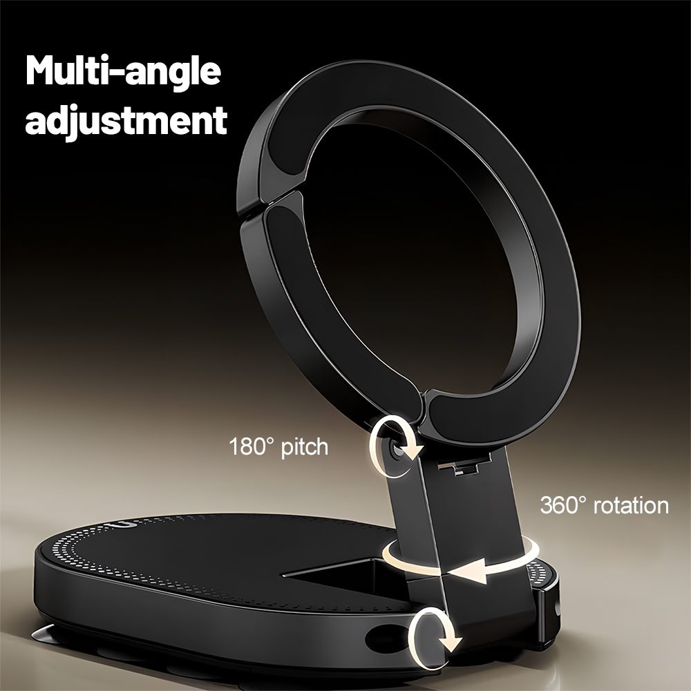 360 °   回転式3-in-1吸盤式マグネット携帯ホルダ - Glass Bed のレビューと価格
