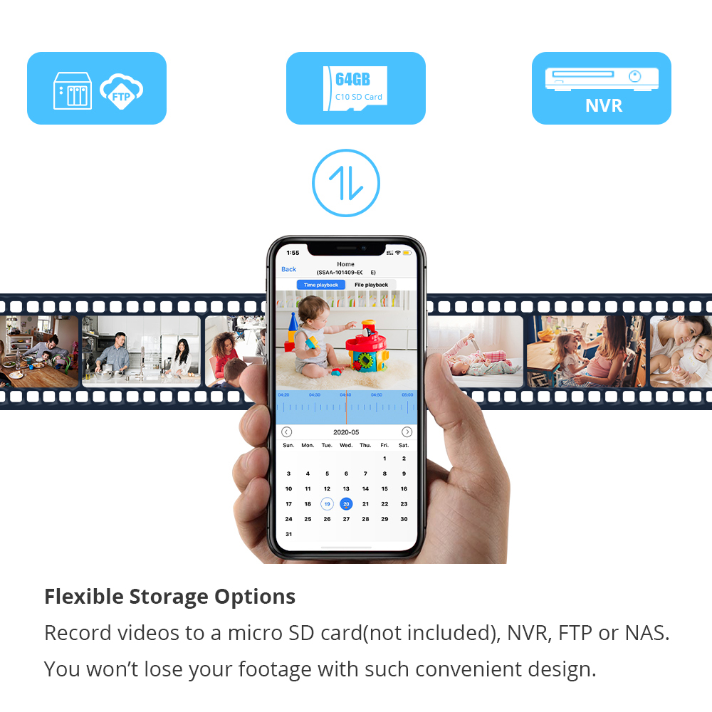 屋外IP監視カメラWiFiHD 1080p,ワイヤレスビデオ - Btt Skr Mini のレビューと価格