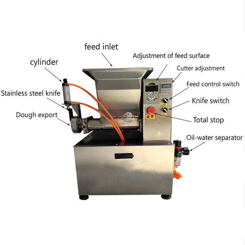 耐久性のあるパン分割機生地押出機ステンレス鋼切断機自動切断機 - Extruder のレビューと価格