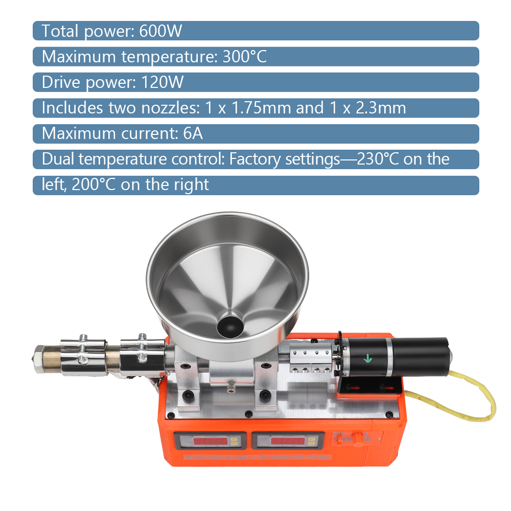 デスクトップラボ小型単軸プラスチック押出機（3Dプリンターフ - Petg Filament のレビューと価格