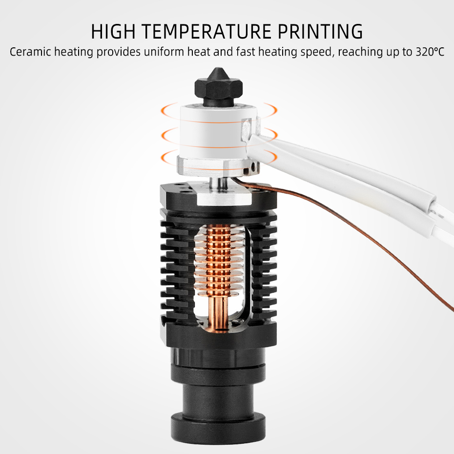 E3DV6ホットエンドセラミックヒーティングコアキット、バイ - Direct Drive Extruder のレビューと価格