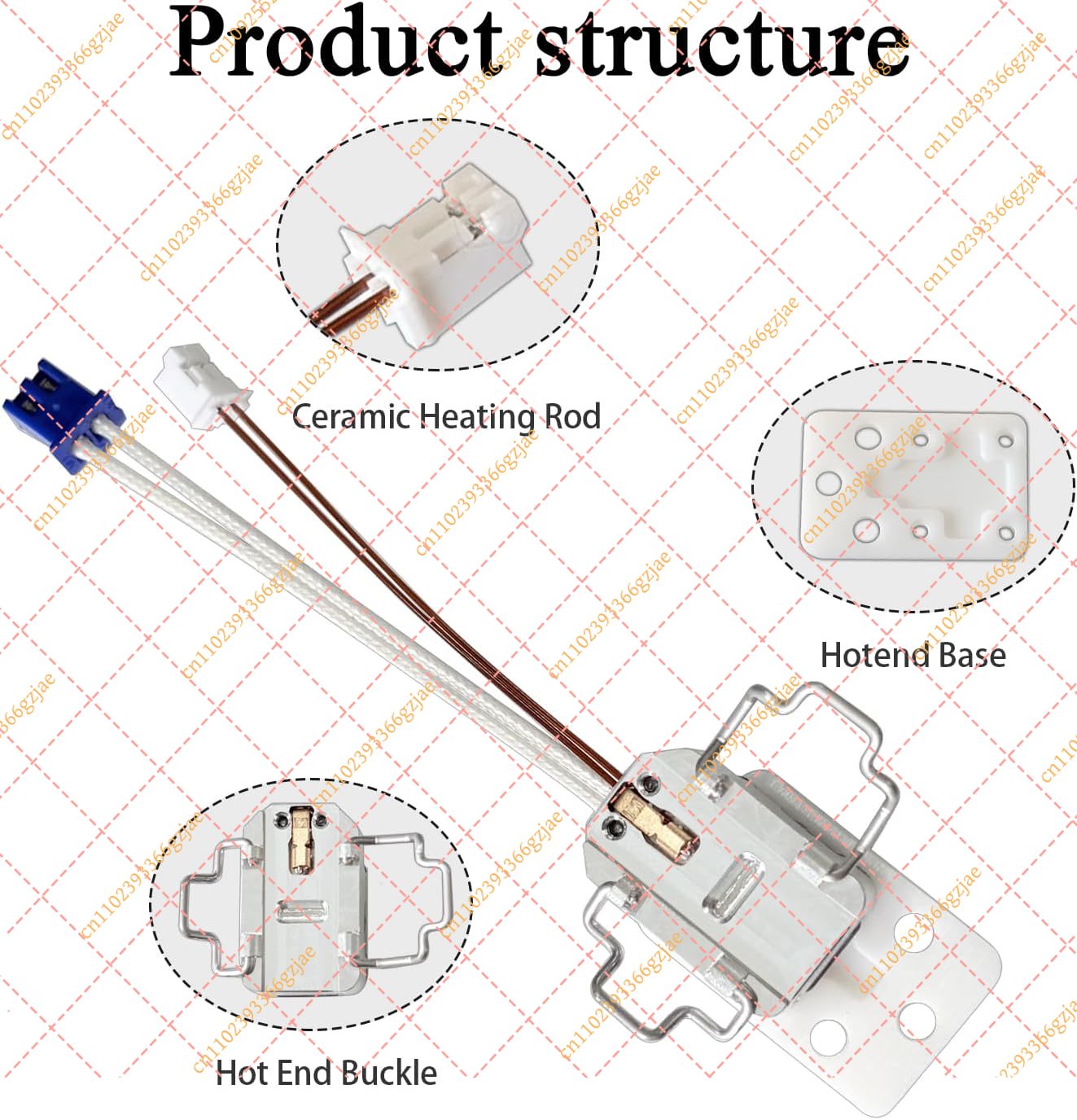 HzdaDeve 0.4 0.6 0.8MM ホットエンドノ - Hotend Assembly のレビューと価格
