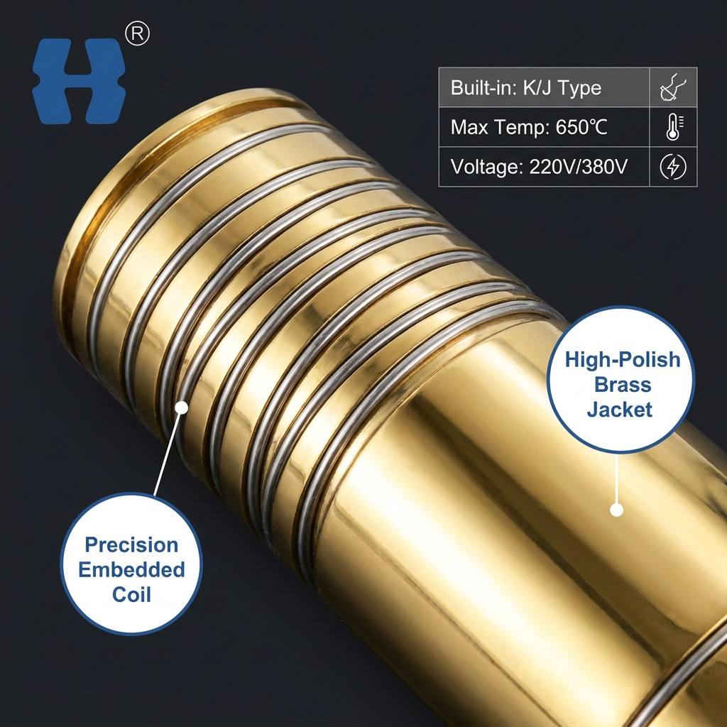 ホットランナー用真鍮ノズルヒーター、加熱セクション1.8/2 - Nozzle Brass のレビューと価格