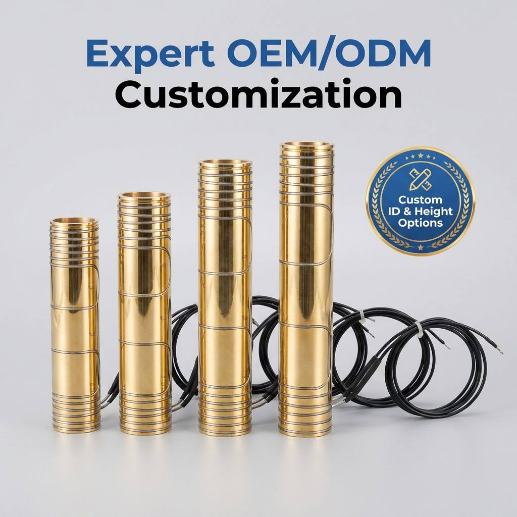 ホットランナー用真鍮ノズルヒーター、加熱セクション1.8/2 - Nozzle Brass のレビューと価格