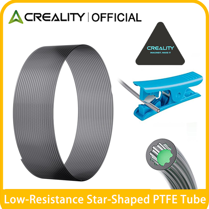 Creality 低抵抗星型 PTFE チューブ カッター付 - Bowden Tube のレビューと価格