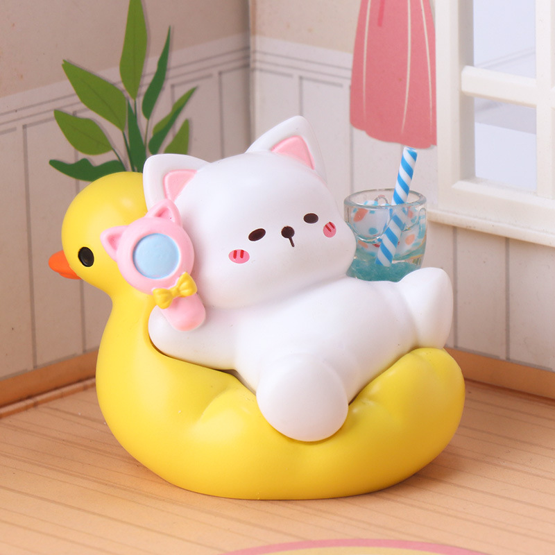 バスタイムニャークルー ブラインドボックス かわいいお風呂猫 - Resin Vat のレビューと価格