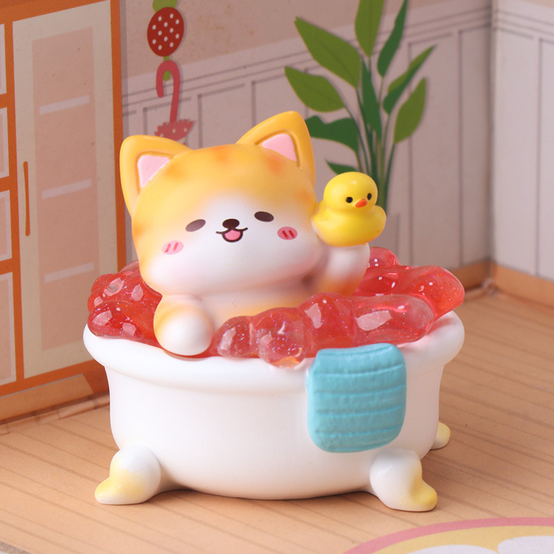 バスタイムニャークルー ブラインドボックス かわいいお風呂猫 - Resin Vat のレビューと価格