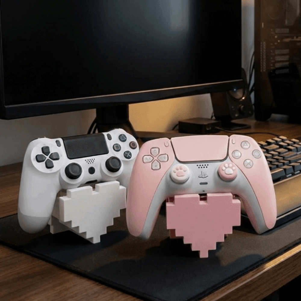 3D プリントされたハート型ゲームスタンド安定したベースプラ - 3D Printer Stand のレビューと価格