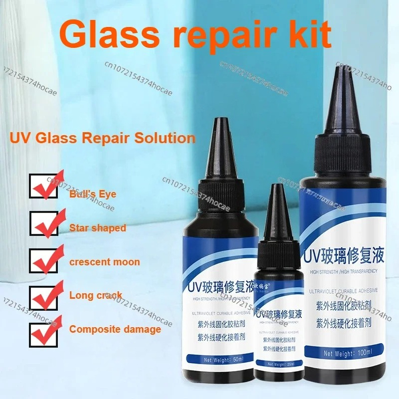 自動車ガラスフロントガラス修理ツール UV樹脂接着剤 LED - Uv Resin のレビューと価格