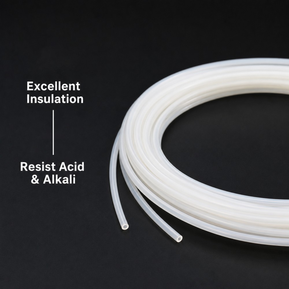 白色PTFEチューブ 絶縁キャピラリー 内径0.3-5mm  - Ptfe Tube のレビューと価格