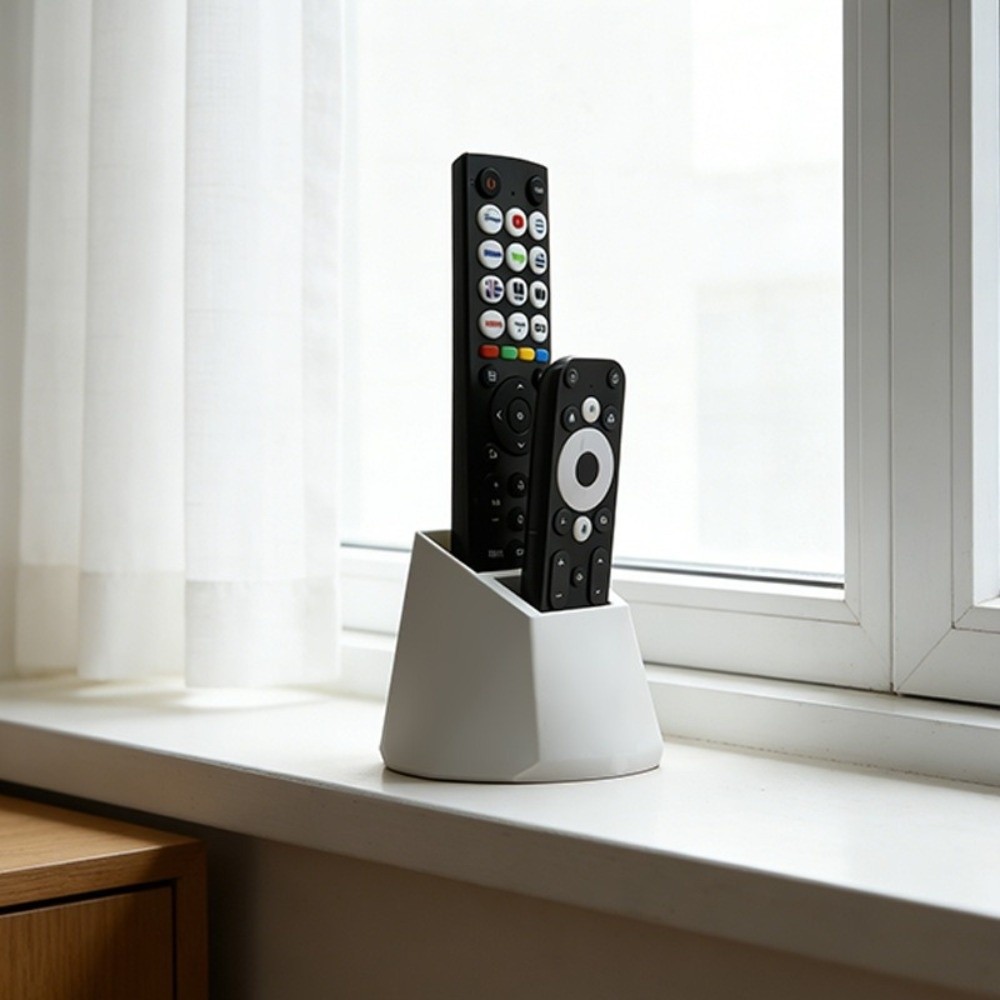 2穴リモコンホルダー 3Dプリントプラスチックデスクリモコン - 3D Printer Stand のレビューと価格