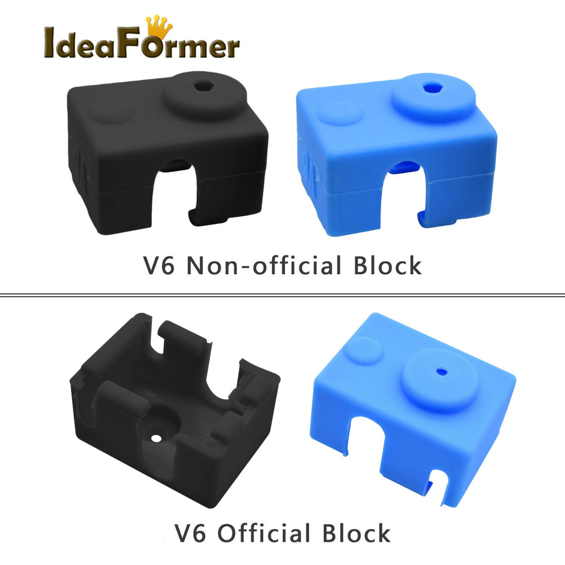 5 個 V6 シリコンソックス 3D プリンターパーツサポー - 3D Printer Stand のレビューと価格