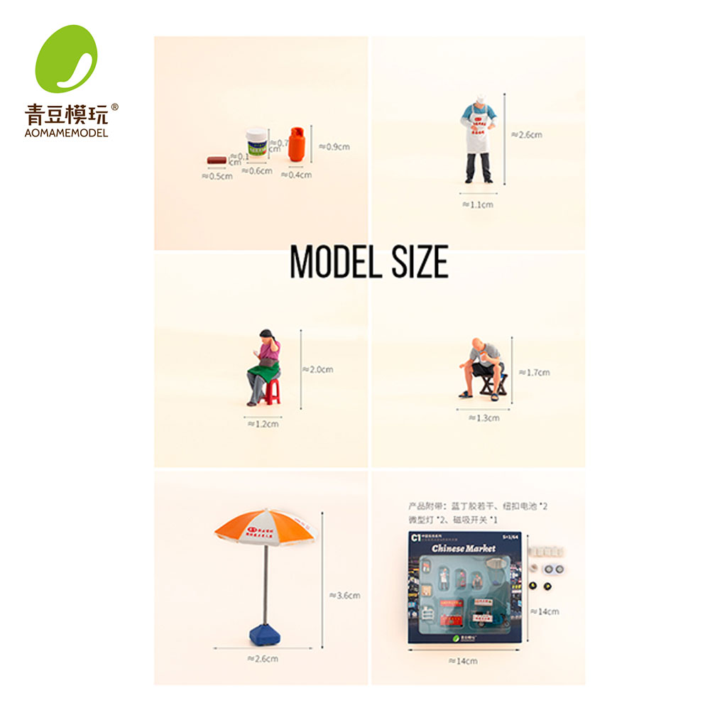 1/64 ナイトマーケットのモデルキット - 高精度3Dプリ - Resin Printer のレビューと価格