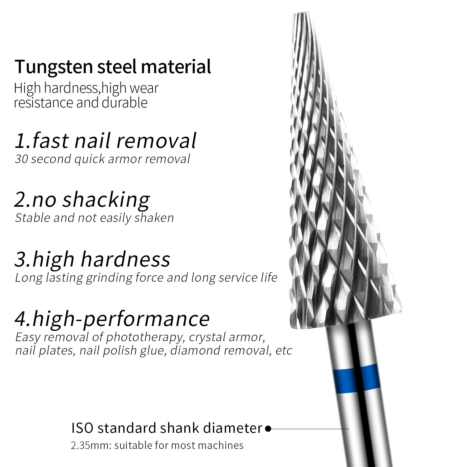 先端タングステンカーバイドネイルドリルビット電気マニキュアド - Nozzle Tungsten のレビューと価格