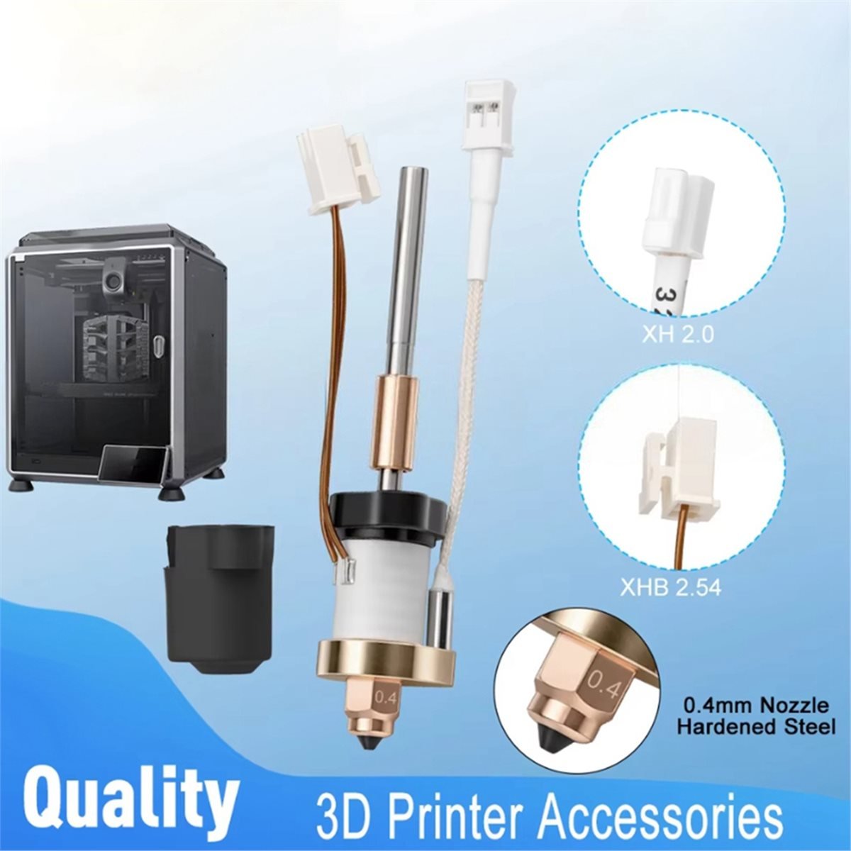 SWXF K1C/K1MAX用 ホットエンド サーミスタ カ - Hotend 0.4Mm のレビューと価格