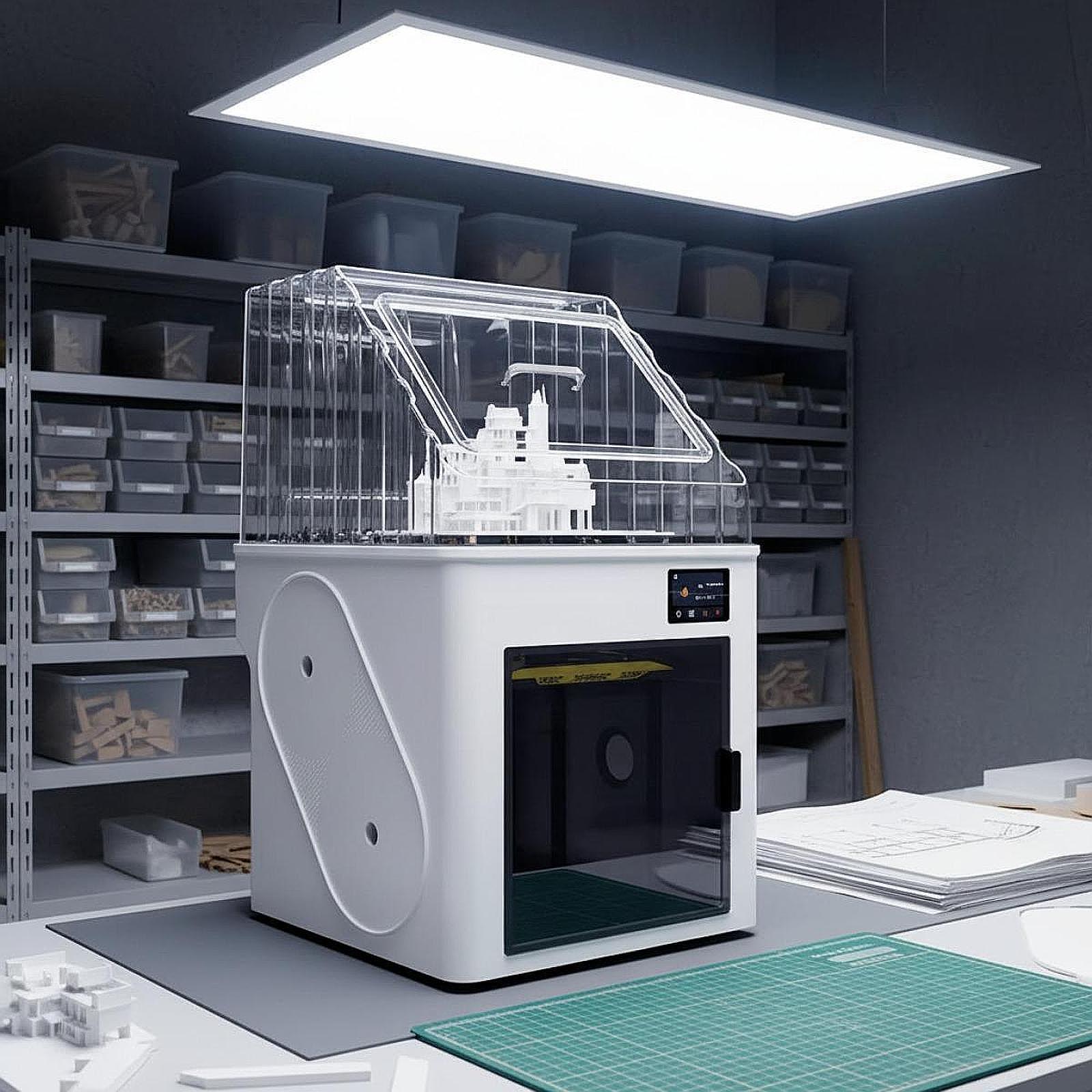 3D プリンター クリアトップカバー プレミアム磁気ハッチ  - Enclosure 3D Printer のレビューと価格