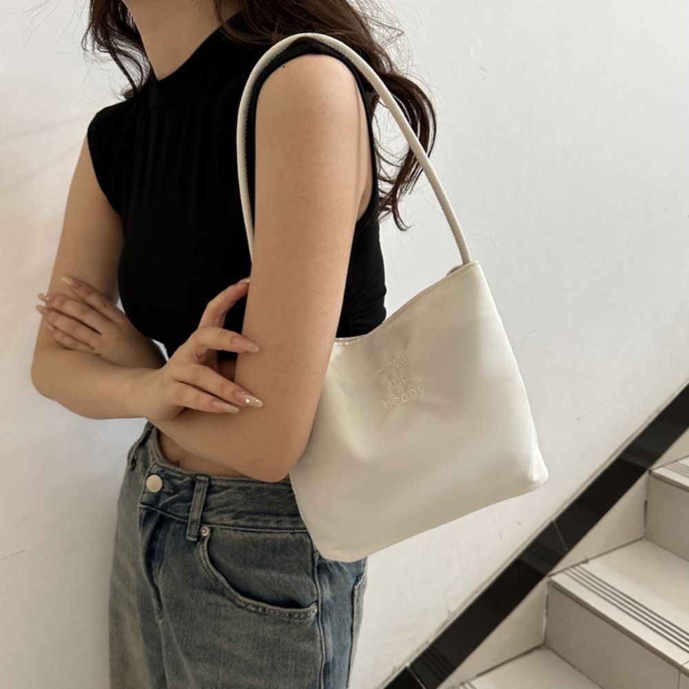 女性のための刺繍された文字のショルダーバッグ,大容量,カジュ - Tpu Filament のレビューと価格