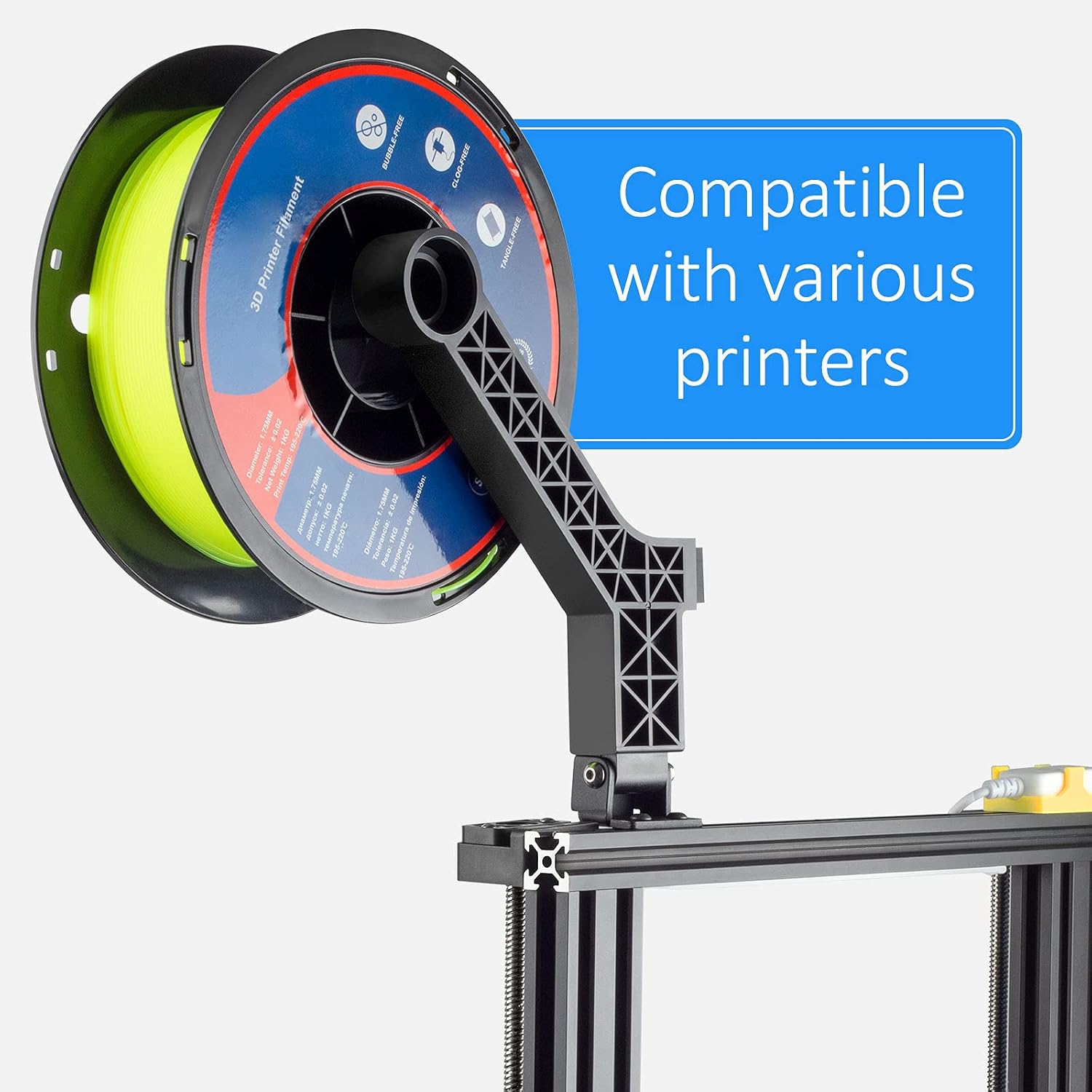 Creality 3Dプリンター用フィラメントスプールホルダ - Petg Filament のレビューと価格