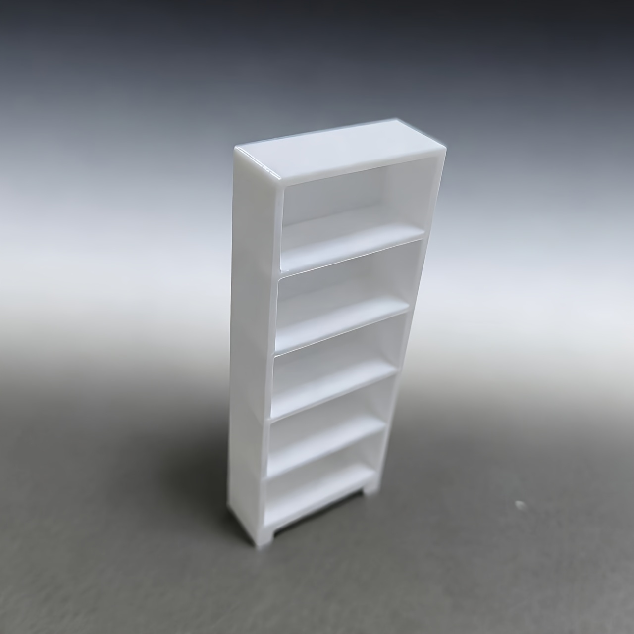 3Dプリント製ミニブックシェルフモデルオーナメント1個、5段 - 3D Printer Stand のレビューと価格