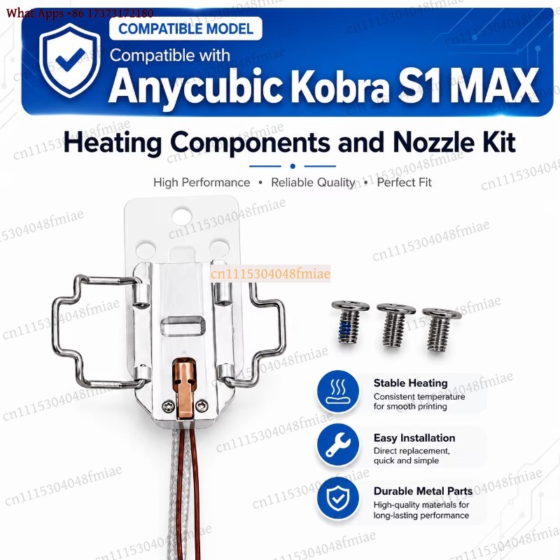 Anycubic Kobra S1 MAX ヒートノズルキッ - Hotend Assembly のレビューと価格