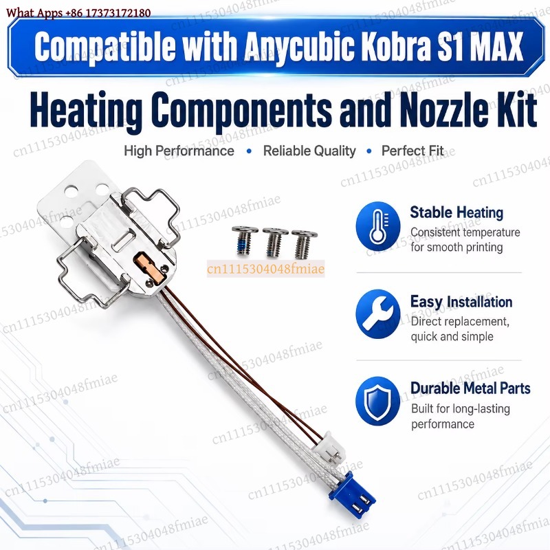 Anycubic Kobra S1 MAX ヒートノズルキッ - Hotend Assembly のレビューと価格