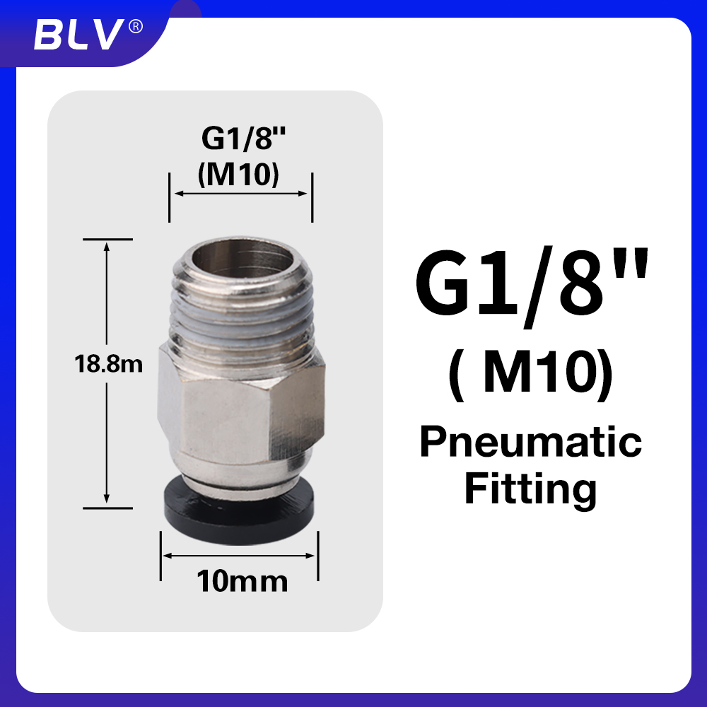 BLV ®   空気圧継手 G1/8' / M6 3D プリ - Bowden Tube のレビューと価格