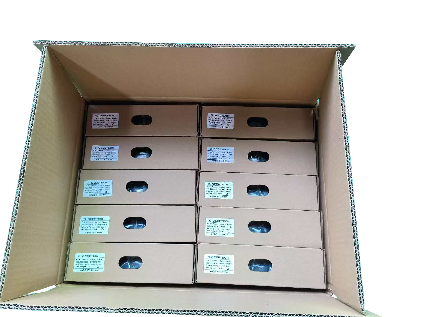 GEEETECH 10 キロ 1 箱マット/PETG/シルク - Filament 1.75 のレビューと価格
