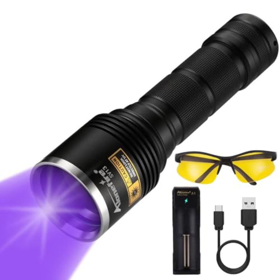 SV13 15W 365nm UV懐中電灯 充電式紫外線ウッ - Uv Resin のレビューと価格